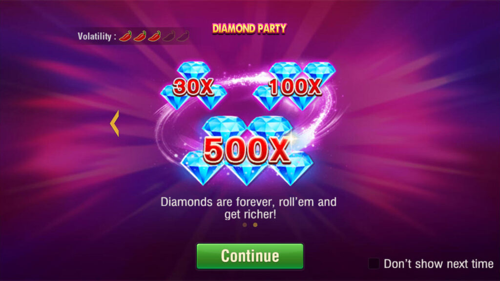 Diamond Party Screenshot 2