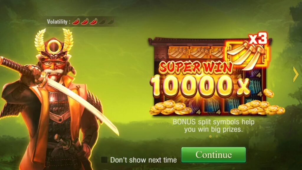shogun slot screenshot 1