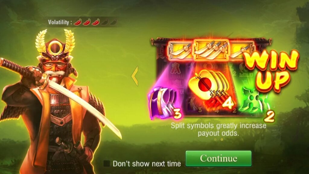 shogun slot screenshot 2